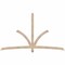 Ekena Millwork Davenport Smooth Timber Gable Bracket, Douglas Fir, 96"W x 56"H x 1 1/2"D x 3 1/2"F, 14/12 Pitch GBW096X56X0204DAV00SDF - alternate 1